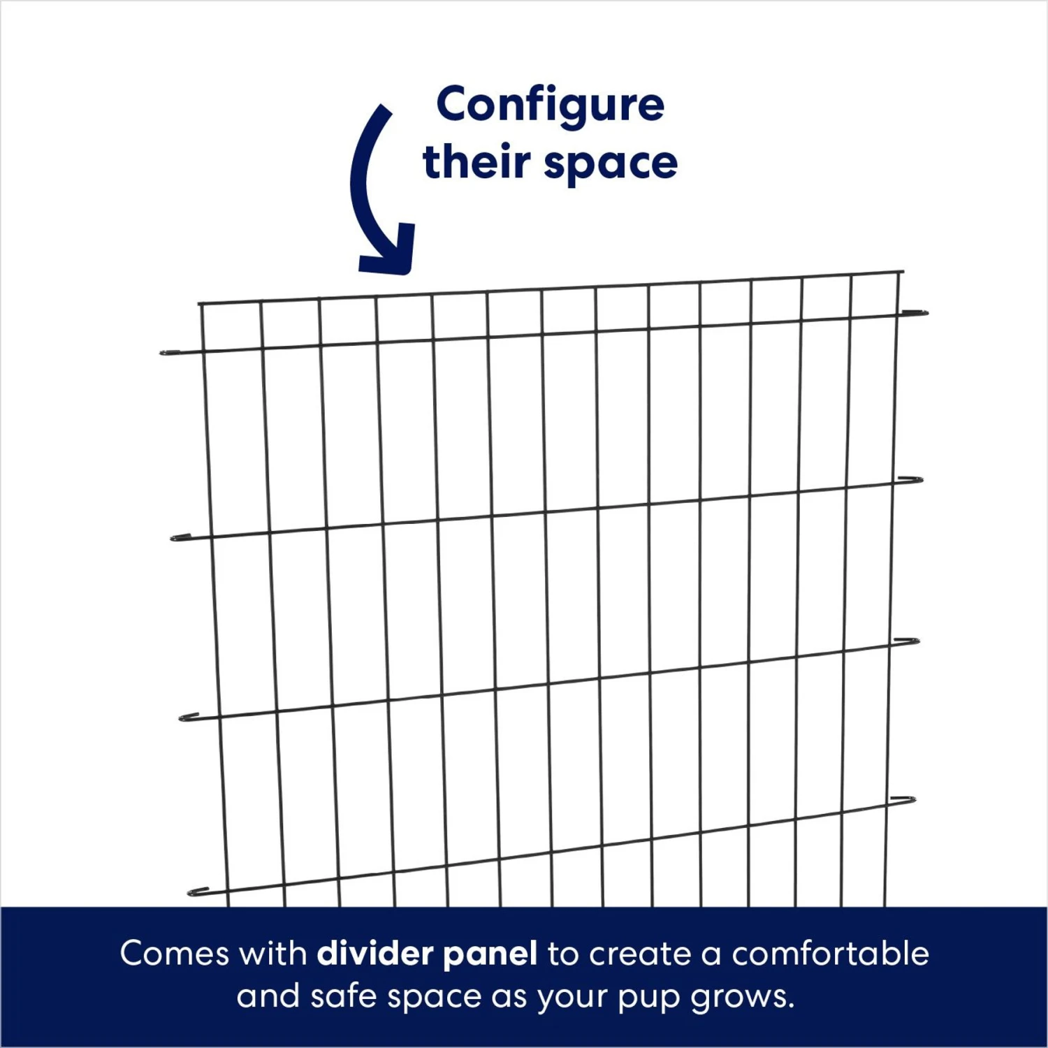 Frisco Heavy Duty Fold & Carry Double Door Collapsible Wire Dog Crate 7 Frisco Heavy Duty Fold & Carry Double Door Collapsible Wire Dog Crate - Image 5