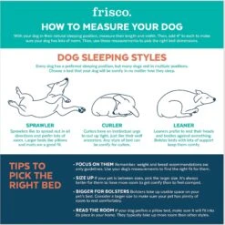 Frisco Rectangular Bolster Dog Bed W/Removable Cover, Dark Gray -Pet Products Shop 144865 PT3. AC SS1800 V1633993290