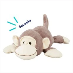 Frisco Monkey Plush Squeaky Dog Toy -Pet Products Shop 147043 PT2. AC SS1800 V1686580081
