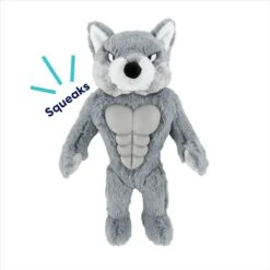 Frisco Wolf Muscle Plush Squeaky Dog Toy 10 Frisco Wolf Muscle Plush Squeaky Dog Toy -Pet Products Shop 147082 PT2. AC SS1800 V1691776574