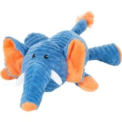 Pet Products Shop 44 Frisco Corduroy Plush Squeaking Elephant Dog Toy