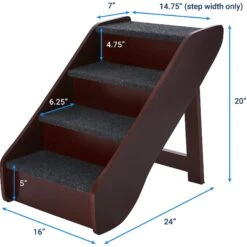 Frisco Deluxe Foldable Wooden Carpeted Cat & Dog Stairs 9 Frisco Deluxe Foldable Wooden Carpeted Cat & Dog Stairs -Pet Products Shop 156781 PT3. AC SS1800 V1569621868