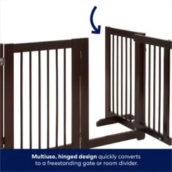 Frisco Deluxe Configurable 4-Panel Wood Dog Gate -Pet Products Shop 156793 PT3. AC SS1800 V1666119014