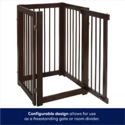 Frisco Deluxe Configurable 4-Panel Wood Dog Gate -Pet Products Shop 156793 PT5. AC SS1800 V1671203001
