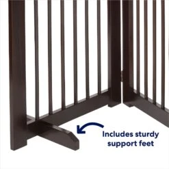 Frisco Deluxe Configurable 4-Panel Wood Dog Gate -Pet Products Shop 156793 PT6. AC SS1800 V1666119641