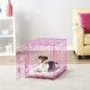 Frisco Fold & Carry Single Door Collapsible Wire Dog Crate, Pink -Pet Products Shop 160806 MAIN. AC SS1800 V1598642758