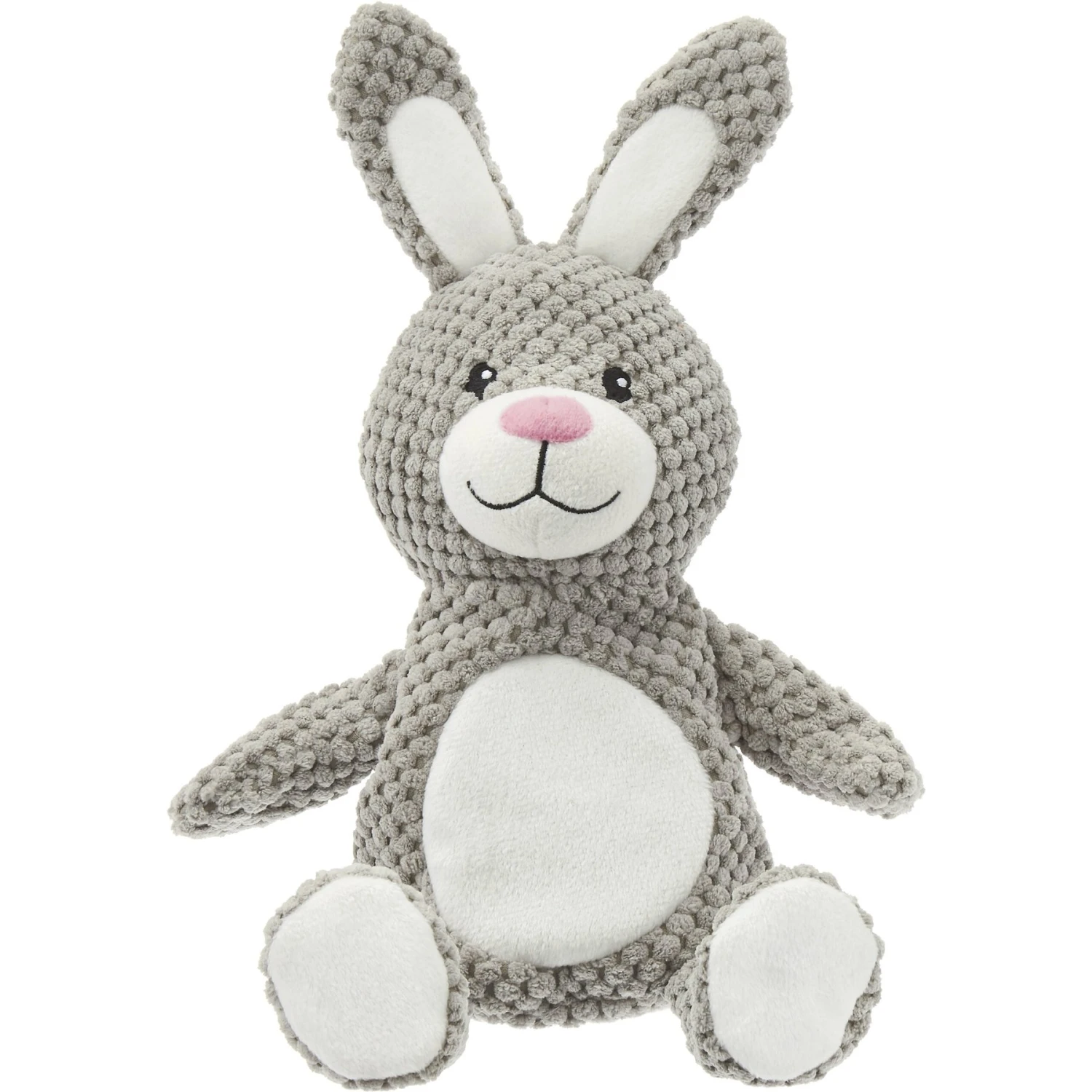 Frisco Bunny Textured Plush Squeaky Dog Toy 3 Frisco Bunny Textured Plush Squeaky Dog Toy