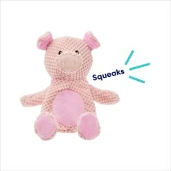 Frisco Pig Textured Plush Squeaky Dog Toy -Pet Products Shop 174695 PT2. AC SS1800 V1695671000
