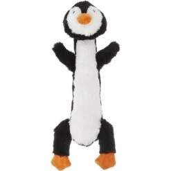 Frisco Penguin Skinny Plush Squeaky Dog Toy