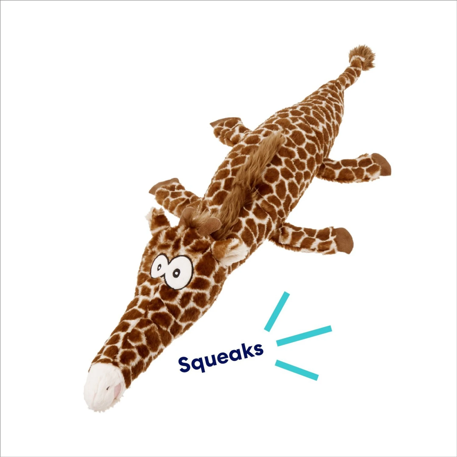 Frisco Giraffe Wagazoo Plush Squeaky Dog Toy 5 Frisco Giraffe Wagazoo Plush Squeaky Dog Toy - Image 3
