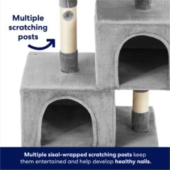 Frisco 33-in Faux Fur Cat Tree & Condo -Pet Products Shop 180389 PT2. AC SS1800 V1667227240