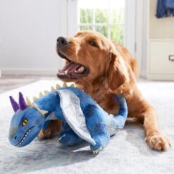 Frisco Mythical Mates Bluefoot The Blue Dragon Plush Squeaky Dog Toy 7 Frisco Mythical Mates Bluefoot The Blue Dragon Plush Squeaky Dog Toy -Pet Products Shop 204487 PT2. AC SS1800 V1583271230