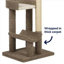 Frisco 69-in Real Carpet Wooden Cat Tree -Pet Products Shop 208926 PT2. AC SS1800 V1667228667