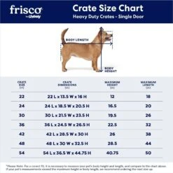 Frisco Heavy Duty Single Door Wire Dog Crate 11 Frisco Heavy Duty Single Door Wire Dog Crate -Pet Products Shop 210677 PT2. AC SS1800 V1667859376