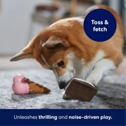 Frisco Ice Cream Sandwich & Ice Cream Cone Latex Squeaky Dog Toy -Pet Products Shop 213840 PT3. AC SS1800 V1695242030