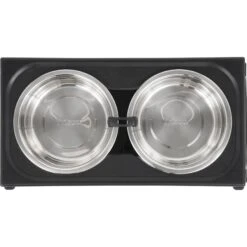 Frisco Stainless Steel Bowls With Adjustable Elevated Holder 10 Frisco Stainless Steel Bowls With Adjustable Elevated Holder -Pet Products Shop 216015 PT3. AC SS1800 V1591020388