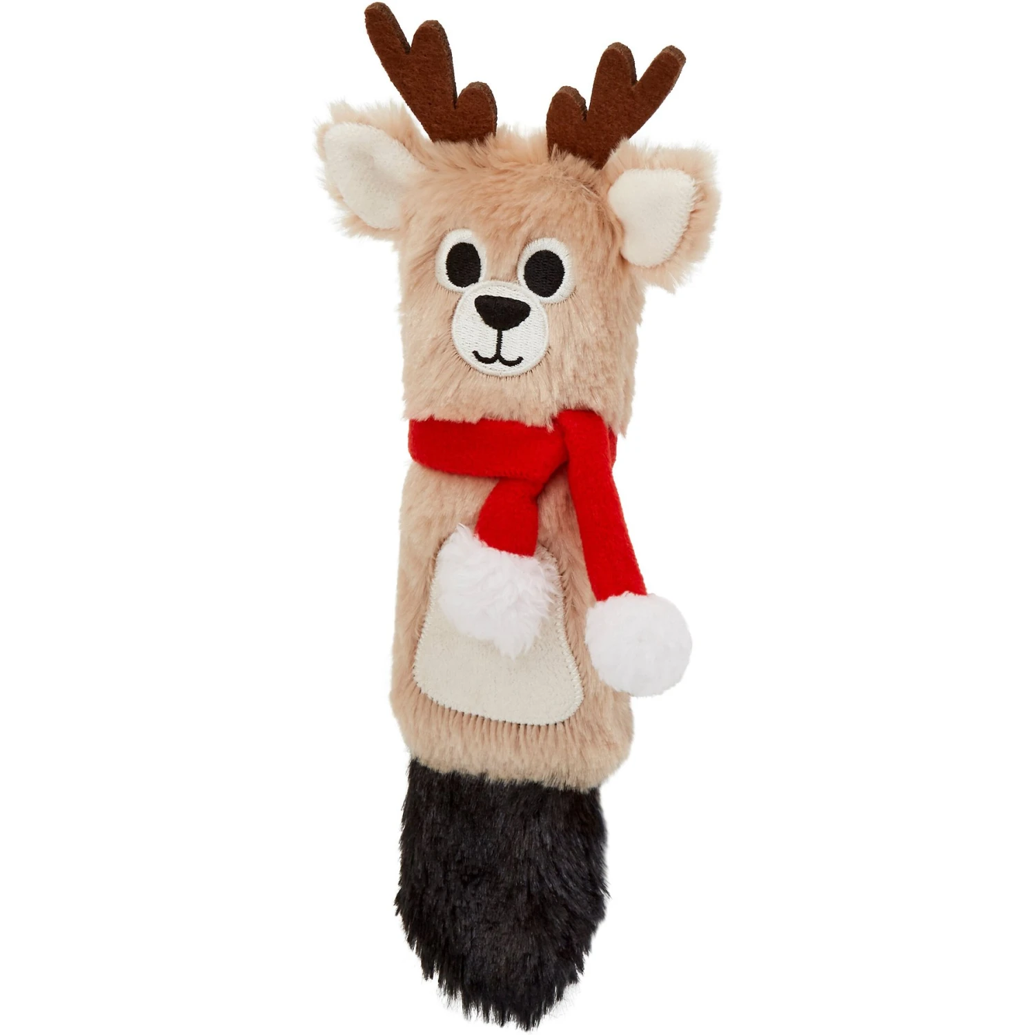 Frisco Holiday Reindeer Plush Kicker Cat Toy With Catnip 3 Frisco Holiday Reindeer Plush Kicker Cat Toy With Catnip