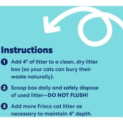 Frisco Lightweight Unscented Clumping Cat Litter -Pet Products Shop 230716 PT5. AC SS1800 V1657656284