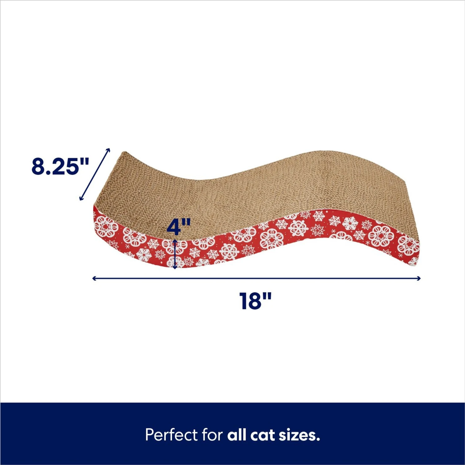 Frisco Holiday Wave Cat Scratcher Toy With Catnip 4 Frisco Holiday Wave Cat Scratcher Toy With Catnip - Image 2