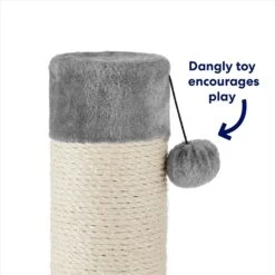 Frisco 35-in Heavy Duty Sisal Cat Scratching Post With Toy -Pet Products Shop 238150 PT3. AC SS1800 V1667227022