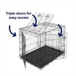 Frisco Heavy Duty All-in-1 Multi-Stage 3 Door Collapsible Wire Dog Crate 15 Frisco Heavy Duty All-in-1 Multi-Stage 3 Door Collapsible Wire Dog Crate -Pet Products Shop 247915 PT5. AC SS1800 V1611872190