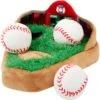 Frisco Baseball Hide & Seek Puzzle Plush Squeaky Dog Toy -Pet Products Shop 252758 MAIN. AC SS1800 V1614373881