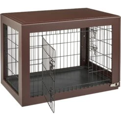 Frisco Double Door Furniture Style Dog Crate, Brown 11 Frisco Double Door Furniture Style Dog Crate, Brown -Pet Products Shop 253033 PT5. AC SS1800 V1617037698