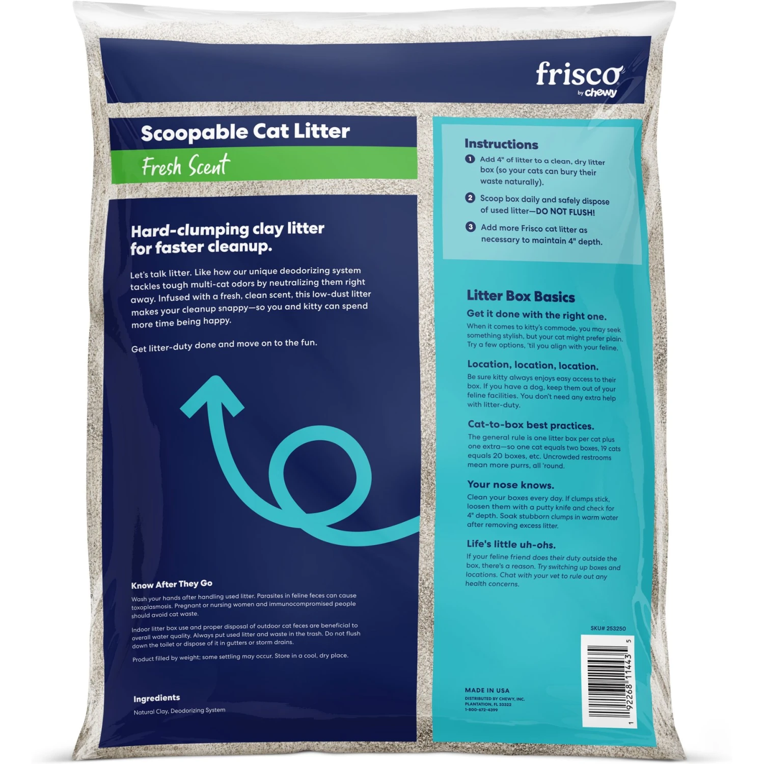 Frisco Multi-Cat Fresh Scented Clumping Clay Cat Litter 5 Frisco Multi-Cat Fresh Scented Clumping Clay Cat Litter - Image 3