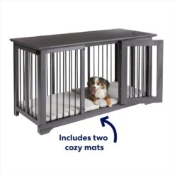 Frisco "Broadway" Dog Crate Credenza & Mat Kit -Pet Products Shop 255324 PT3. AC SS1800 V1667228425