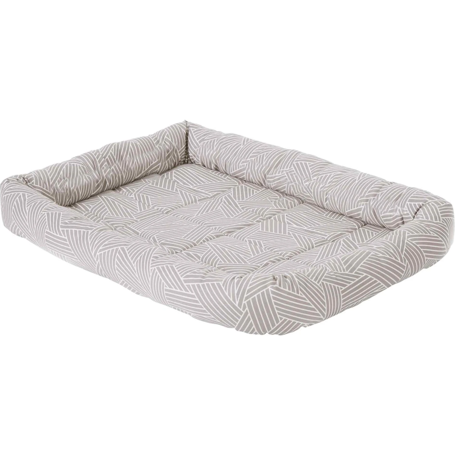 Frisco Fold & Carry Double Door Collapsible Wire Dog Crate & Frisco Gray Basket Weave Dog Crate Mat 6 Frisco Fold & Carry Double Door Collapsible Wire Dog Crate & Frisco Gray Basket Weave Dog Crate Mat - Image 4