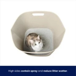 Frisco Leaf High-Sided Cat Litter Box, Large 9 Frisco Leaf High-Sided Cat Litter Box, Large -Pet Products Shop 258782 PT2. AC SS1800 V1675279643