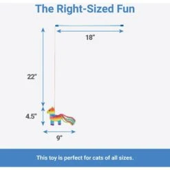 Frisco Pinata Teaser Wand Cat Toy With Catnip -Pet Products Shop 264446 PT1. AC SS1800 V1623698256