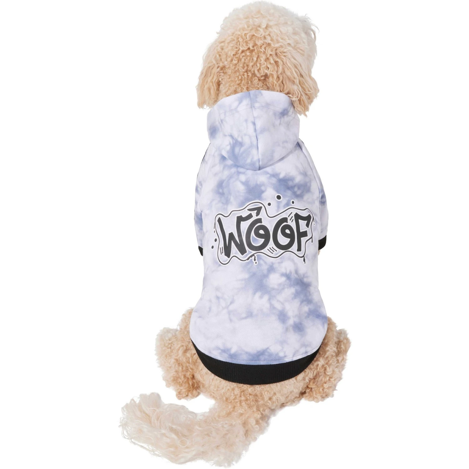 Frisco Woof Tiedye Print Dog & Cat Hoodie 5 Frisco Woof Tiedye Print Dog & Cat Hoodie - Image 3