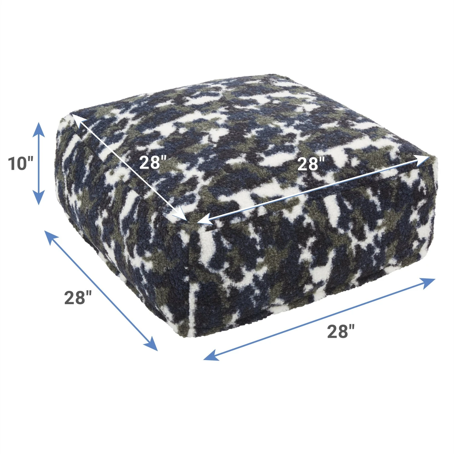 Frisco Sherpa Cube Pillow Cat & Dog Bed, Camo 4 Frisco Sherpa Cube Pillow Cat & Dog Bed, Camo - Image 2