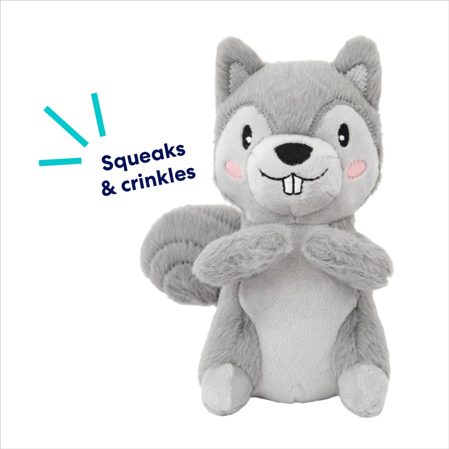 Frisco Camping Squirrel Plush Squeaky Dog Toy 5 Frisco Camping Squirrel Plush Squeaky Dog Toy - Image 3
