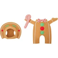 Frisco Front Walking Gingerbread Dog & Cat Costume -Pet Products Shop 276156 PT4. AC SS1800 V1631569278