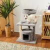 Frisco 37-in Real Carpet Cat Tree With Condo, Grey 2 Frisco 37-in Real Carpet Cat Tree With Condo, Grey -Pet Products Shop 282755 MAIN. AC SS1800 V1621949365