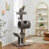 Frisco Real Carpet Cat Tree With Tunnel