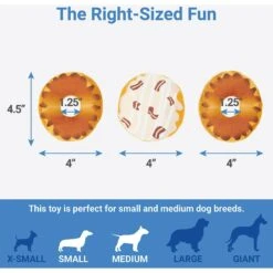 Frisco Fall Box Of Donuts Hide & Seek Puzzle Plush Squeaky Dog Toy -Pet Products Shop 285639 PT2. AC SS1800 V1636990890