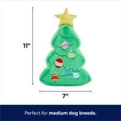 Frisco Holiday Tree Thin Plush Squeaky Dog Toy -Pet Products Shop 287167 PT1. AC SS1800 V1695043791