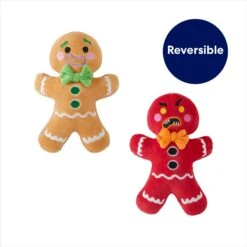 Frisco Holiday Naughty Or Nice Gingerbread Man Reversible Plush Squeaky Dog Toy 10 Frisco Holiday Naughty Or Nice Gingerbread Man Reversible Plush Squeaky Dog Toy -Pet Products Shop 287217 PT2. AC SS1800 V1695045721