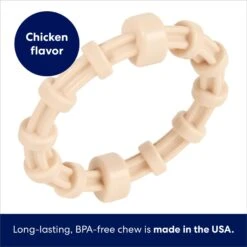 Frisco Ring Tough Nylon Chew Dog Toy, Chicken Flavor 10 Frisco Ring Tough Nylon Chew Dog Toy, Chicken Flavor -Pet Products Shop 290533 PT2. AC SS1800 V1695760929