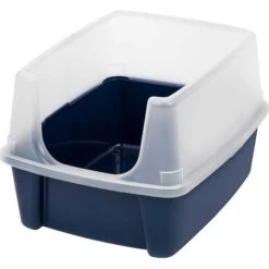 Frisco Plastic Litter Scooper With Caddy & IRIS USA Open Top Litter Box With Scatter Shield -Pet Products Shop 298166 PT3. AC SS1800 V1623201749