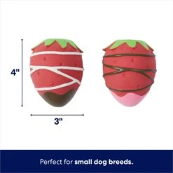 Frisco Valentine Chocolate Covered Strawberries Latex Squeaky Dog Toy 7 Frisco Valentine Chocolate Covered Strawberries Latex Squeaky Dog Toy -Pet Products Shop 298923 PT1. AC SS1800 V1701365172