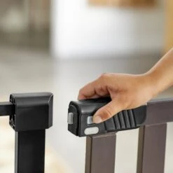 Frisco Wood & Metal Extra Wide Auto-close Dog Gate -Pet Products Shop 306525 PT4. AC SS1800 V1632938933