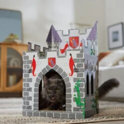 Frisco Castle Cardboard Cat House, 2-Story 12 Frisco Castle Cardboard Cat House, 2-Story -Pet Products Shop 308822 PT4. AC SS1800 V1688677261