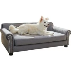 Frisco Sofa Pet Bed With Removable Cover & Frisco Eyelash Cat & Dog Blanket -Pet Products Shop 319504 PT1. AC SS1800 V1630624883