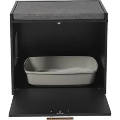 Frisco Drop Down Door Bench Cat Litter Box Cover -Pet Products Shop 322629 PT3. AC SS1800 V1653422222