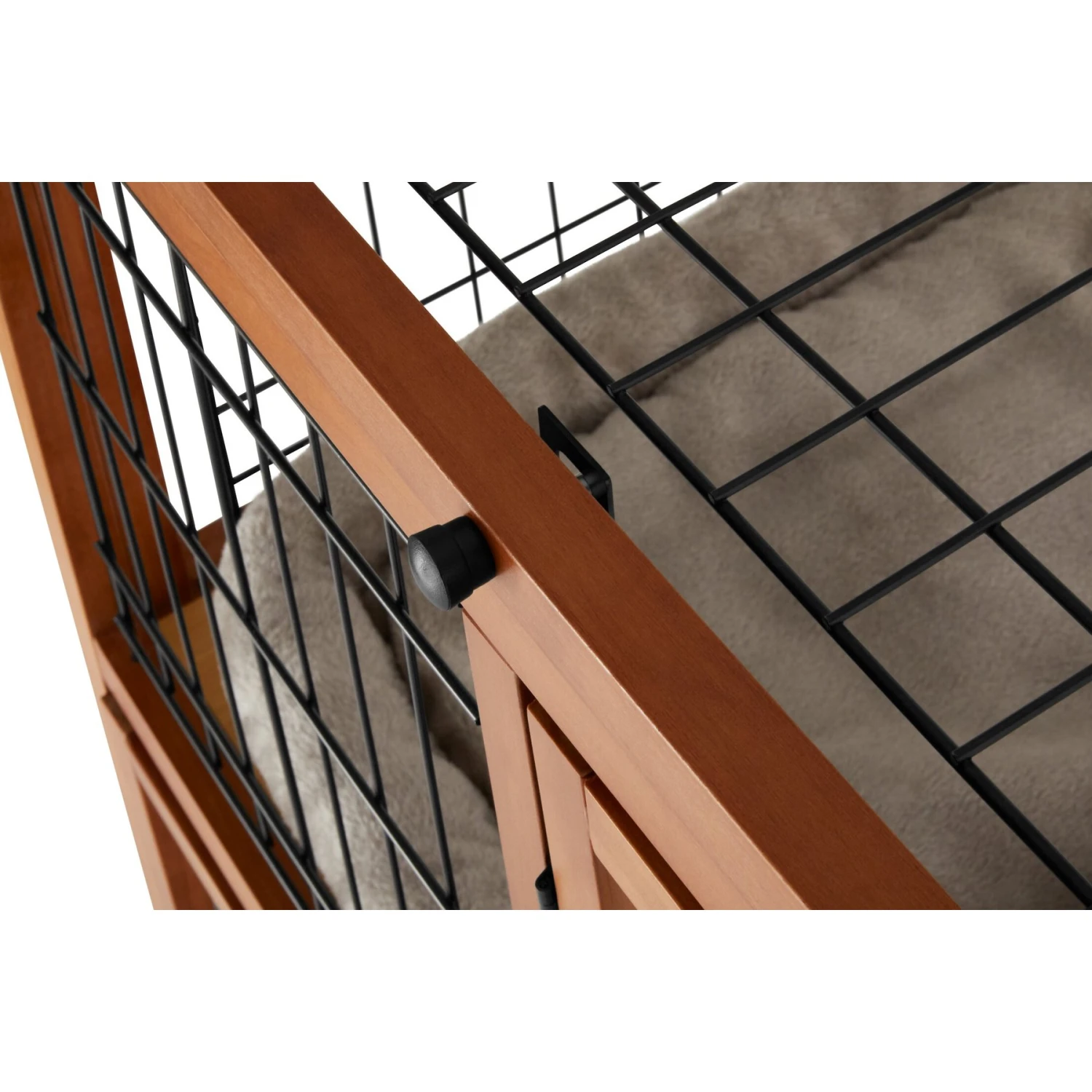 Frisco Collapsible Wood & Wire Cat Cage Playpen, 3 Level 7 Frisco Collapsible Wood & Wire Cat Cage Playpen, 3 Level - Image 5