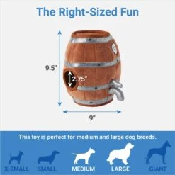 Frisco Beer & Keg Plush Squeaky Dog Toy, 4 Count 8 Frisco Beer & Keg Plush Squeaky Dog Toy, 4 Count -Pet Products Shop 327047 PT2. AC SS1800 V1648563981